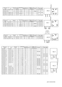 all universal relays manufactured by EMI, page 4